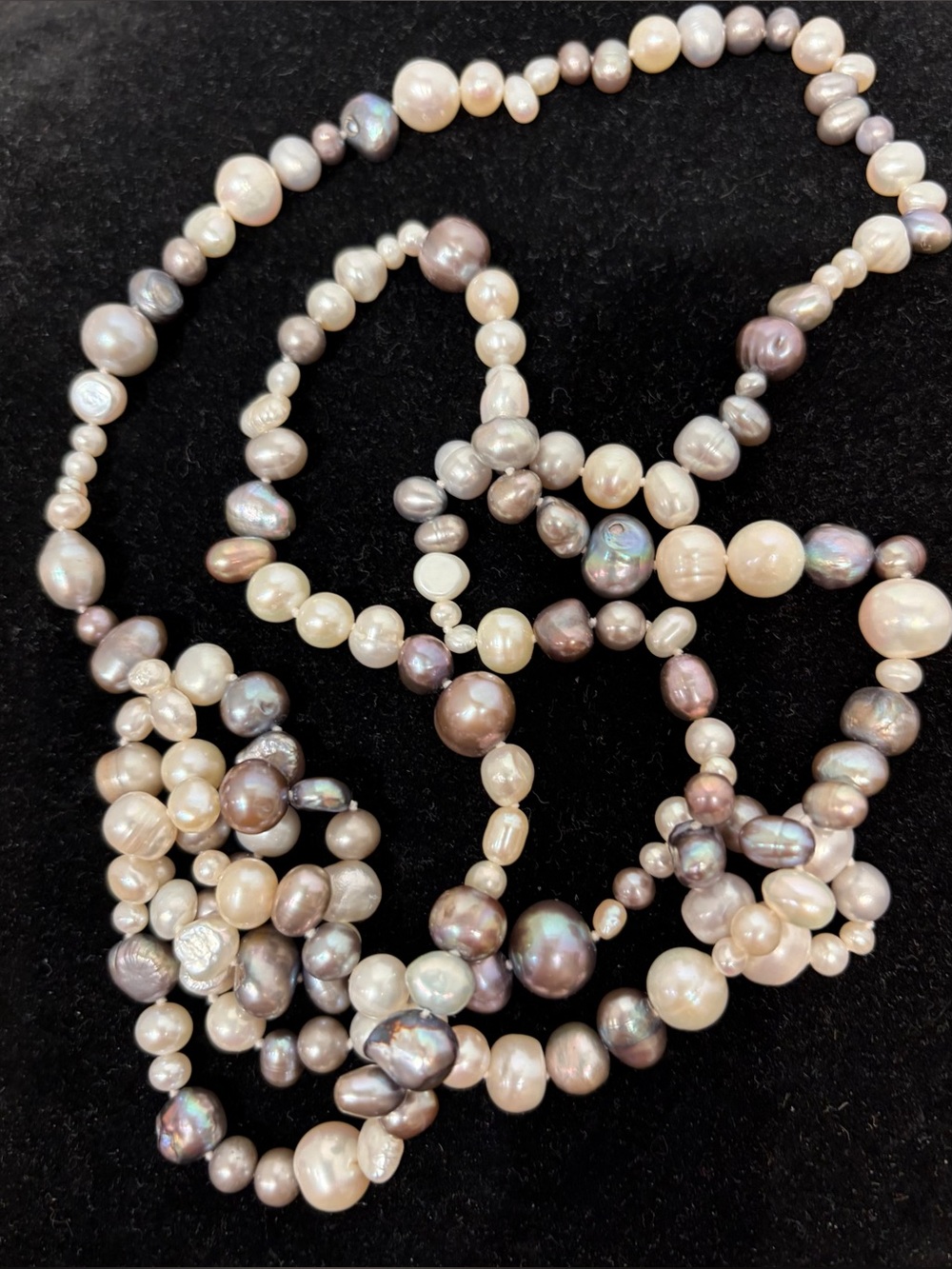 Freshwater Pearl Approx 42” Length Necklace